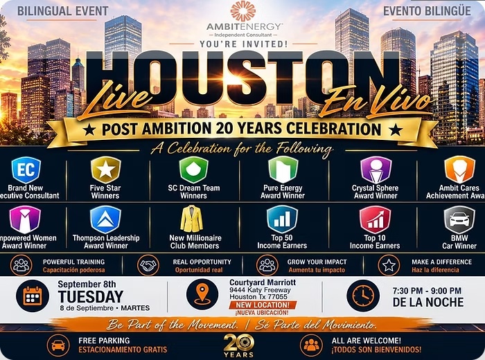 Houston Live / En Vivo flyer